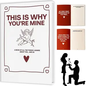 Couples Love Story Journal, Fill Blank Journal, Blank Paper Notebook, Write Your Own Stories & Heart-Fluttering Moments, Romantic Gift for Anniversaries, Weddings, Engagements, Valentine’s Day, Workbook Journal