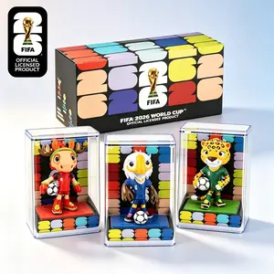 2026 FIFA World Cup Official Licensed 3 Mascot Figures Collector Set Limited Edition Three Figurines Soccer Fan Gift