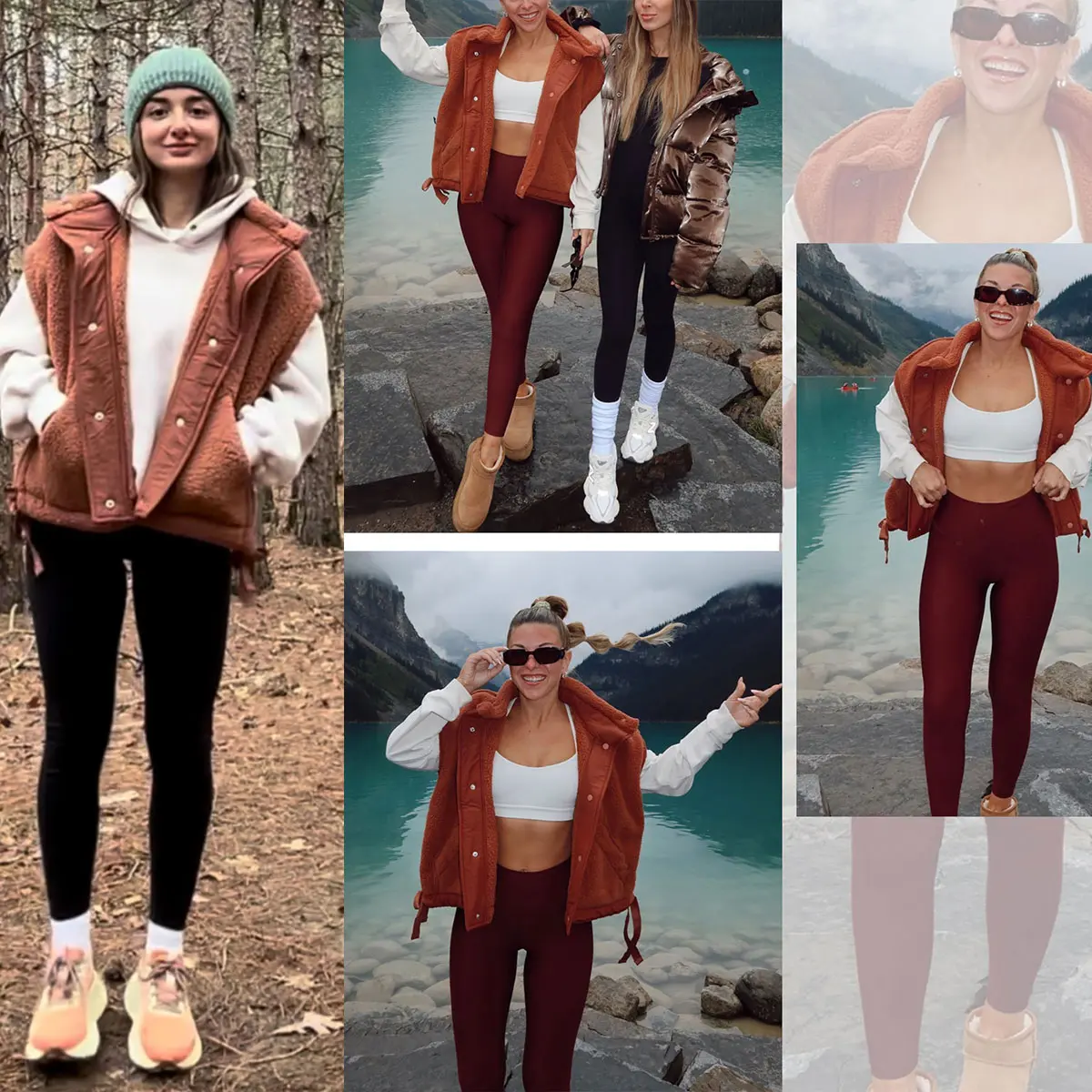 Mibbory Oversized Sherpa Fleece Vest for Women Cozy Sleeveless Jacket Gilet with Pockets & Button Closure Casual Minimalist Winter Tops Fleecevest Oversizedfit Women'swear Basic Collared 2026 Spring Springfresh SpringStatements