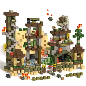 GobiDex Recon Base Magnetic Building Blocks 100PCS 1-Inch Blocks, STEM Game-based Creative Toy Set in Gift Package fot Kids Age 3-12