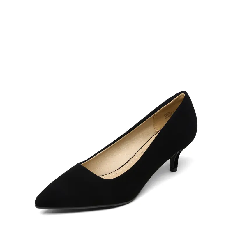 Dream Pairs Women's Classic Pointed Toe Pumps, Comfortable 2" Kitten Heels for Office, Evening Wear, Footwear, Elegant, Comfortable Heels, Heels For Women, Gold Glitter