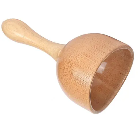 Wooden Handheld Massage Cup, 1 Count Lymphatic Drainage Massage Tool, Wood Therapy, Trigger Point Release for Body Sculpting, Body Shaping Tool, Body Care Tool, Relaxation Aid