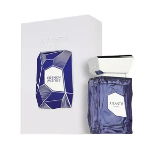 Fragrance World French Avenue Atlantis Extrait de Parfum Spray, 100ml (3.4 oz), Coconut & Citrus-Fresh Unisex Fragrance for Unisex Wear