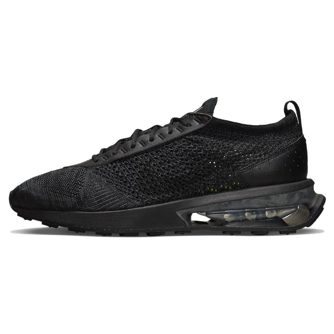 Nike Air Max Flyknit Racer Triple Black Retro Cushioned Breathable Low Top Running Shoes Men's FD2764-001