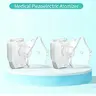 2PCS USB Rechargeable Handheld Mesh Nebulizer - 200mA Built-in Lithium Battery, Adjustable Compact Personal Facial Humidifier Nebulizer with Face Mask for Home, Travel (Beauty & Personal Care Device)