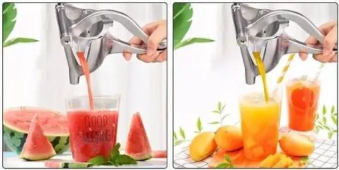 Hand Juicer Squeezer Aluminum Manual Press Juicer with Ergonomic Grip for Efficient Juice Extraction of Pomegranates Citrus & More Durable Compact   Manual Citrus Juicer manual orange juice squeezer hands free pressed metal silent easy clean juicer