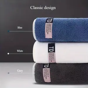 Luxurious Soft Absorbent Microfiber Hand Towels Set, Large Size 3-Pack, Quick-Dry No Shedding, Easy Hanging Bathroom Essentials, Premium Towel Set