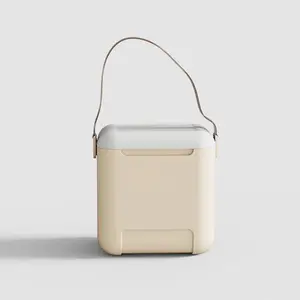 10L Insulated Portable Hard Cooler Box for Camping and Picnics, Durable PP Material, Suitable for All Ages and Outdoor Activities