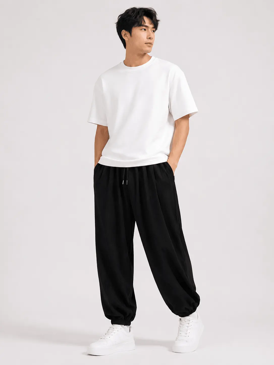 Male Premium Soft Corduroy Joggers - M, Sizes M-5XL, Warm Without Being Heavy, Plus Size Relaxed Silhouette, Textured Tapered Legs, Adjustable Drawstring Waist Pants