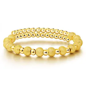 Emma Manor 18k Gold Plated Beans Cuff Bangle for Women