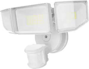 85W LED  Lights Motion Sensor Light Outdoor, 8500LM Dusk to , IP65 , 6500K, 3  Motion Detected Flood Light, Floodlight for Outside, Garage, Yard, Porch (White)