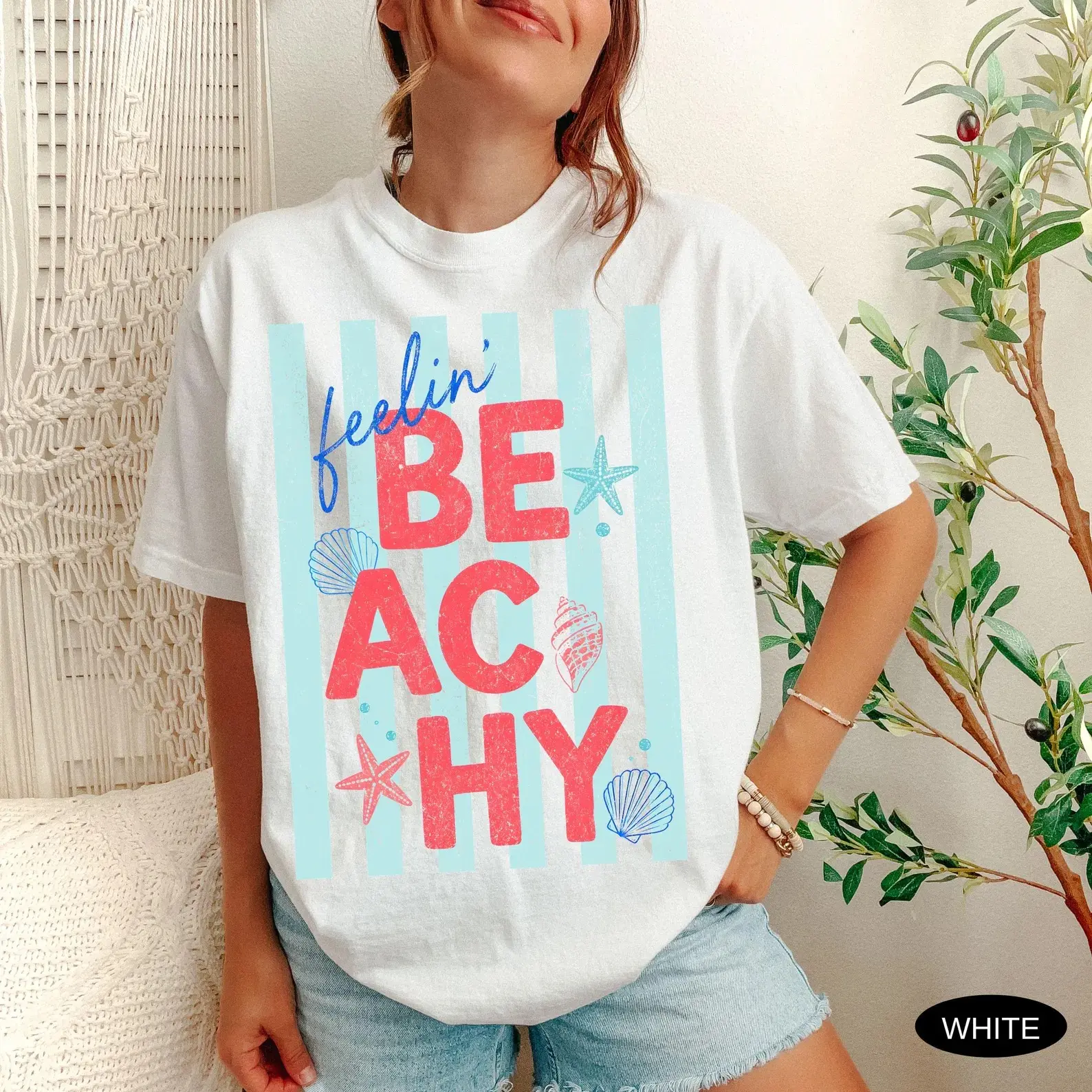 Beach Shirt Feeling Beachy Tee Beach Bum Summer Vacation TShirt