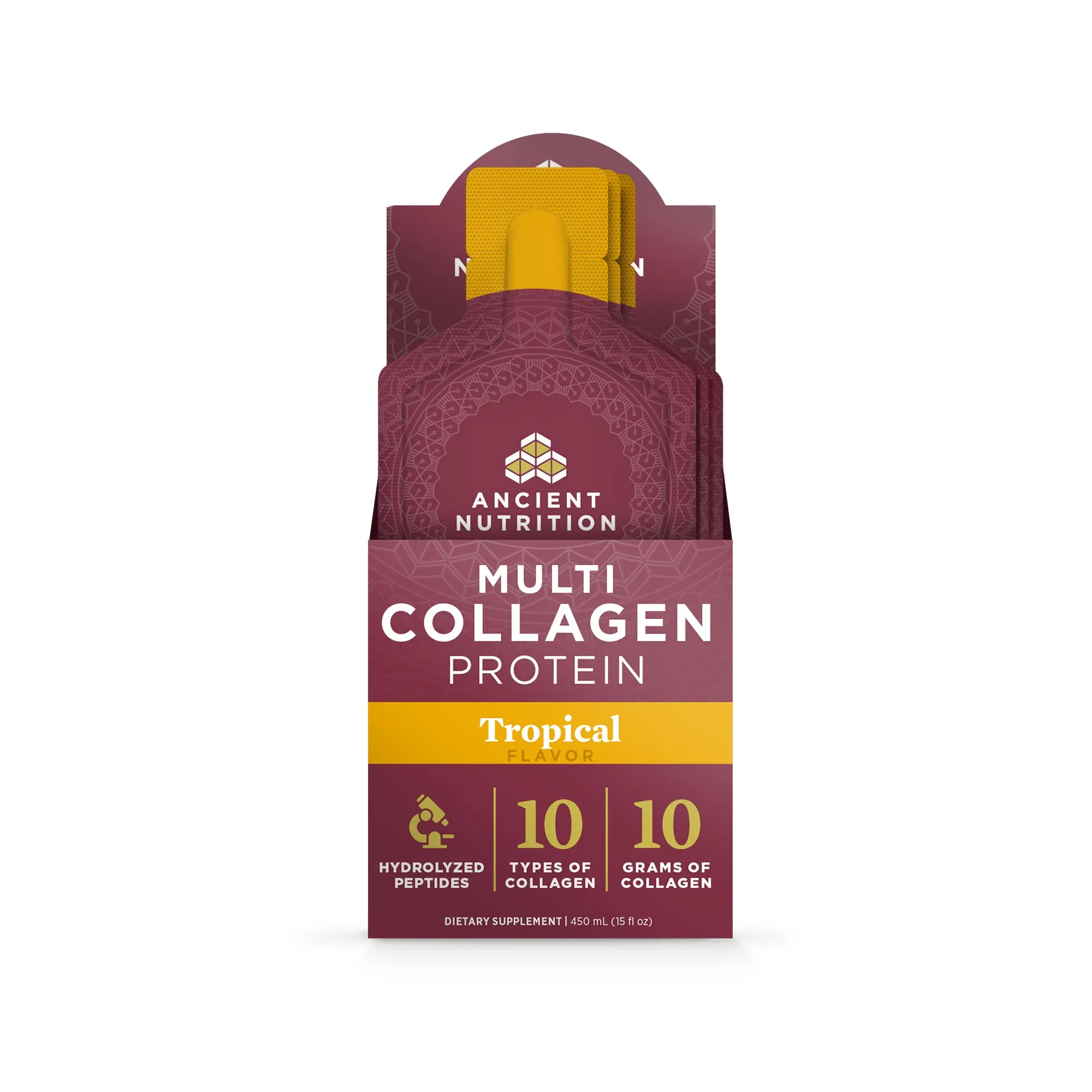 Multi Collagen Protein | Gel Packs Tropical (15 Servings)