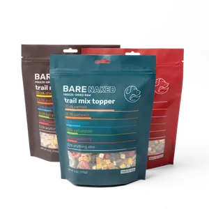 3-Pack of Bare Naked Trail Mix Toppers - 6oz Salmon, Beef, & Chicken Mixers