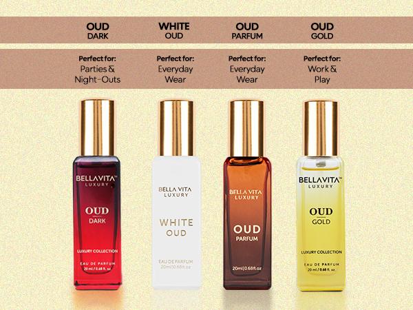 BellaVita Luxury's The Legacy Collection Gift Set | 8-in-1 Perfume Set for Men | 8x20ml | Long Lasting Fragrance | Eau De Parfum