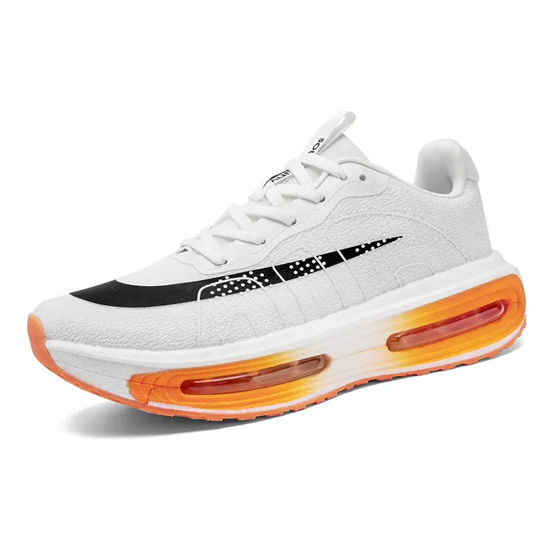 New Gore-Tex Couple Running Shoes, Men's & Women's Air Cushion Sole Footwear, Comfortable Stylish Neon Yellow & Black Design for Daily Wear or Light Activities, running shoes women, Comfortable Fit tiktokshopspringglowup, Men's Running Shoes