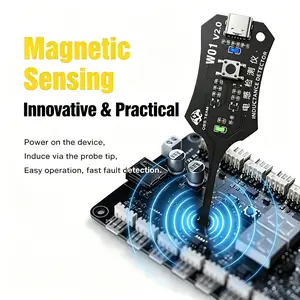 Electromagnetic Induction Tester, Phone Repair Inductor Fault Detector, Portable Type-C Circuit Continuity Checker, Maintenance and Fault Diagnosis Testing Tool