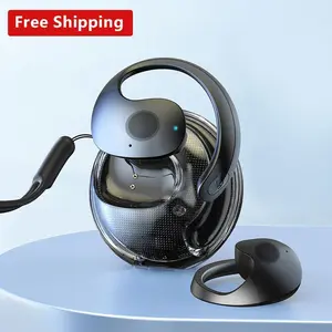 Wireless Headphones Bluetooth 5.4 Sport Earphone HIFI Sound Quality Earphone Wireless Bluetooth 5.4 OWS Waterproof Sport Headsets Support Playing Music Headphones Noise Reduction Headphones with Mic