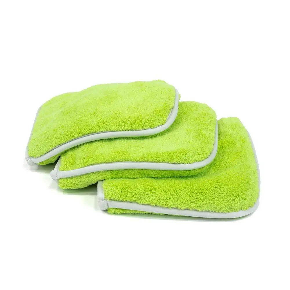 Double Flip Rinseless Car Wash Microfiber Towels - 8 in. x 8 in., 1100 gsm, 3 Pack, Microfiber Cleaning Cloths