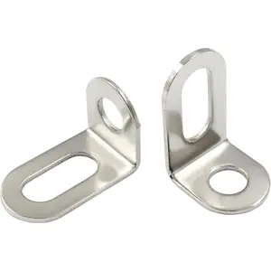30 count 18x18x29mm/0.7"x0.7"x1.14" Adjustable Right Angle Brackets L-Shape Corner Brace Support