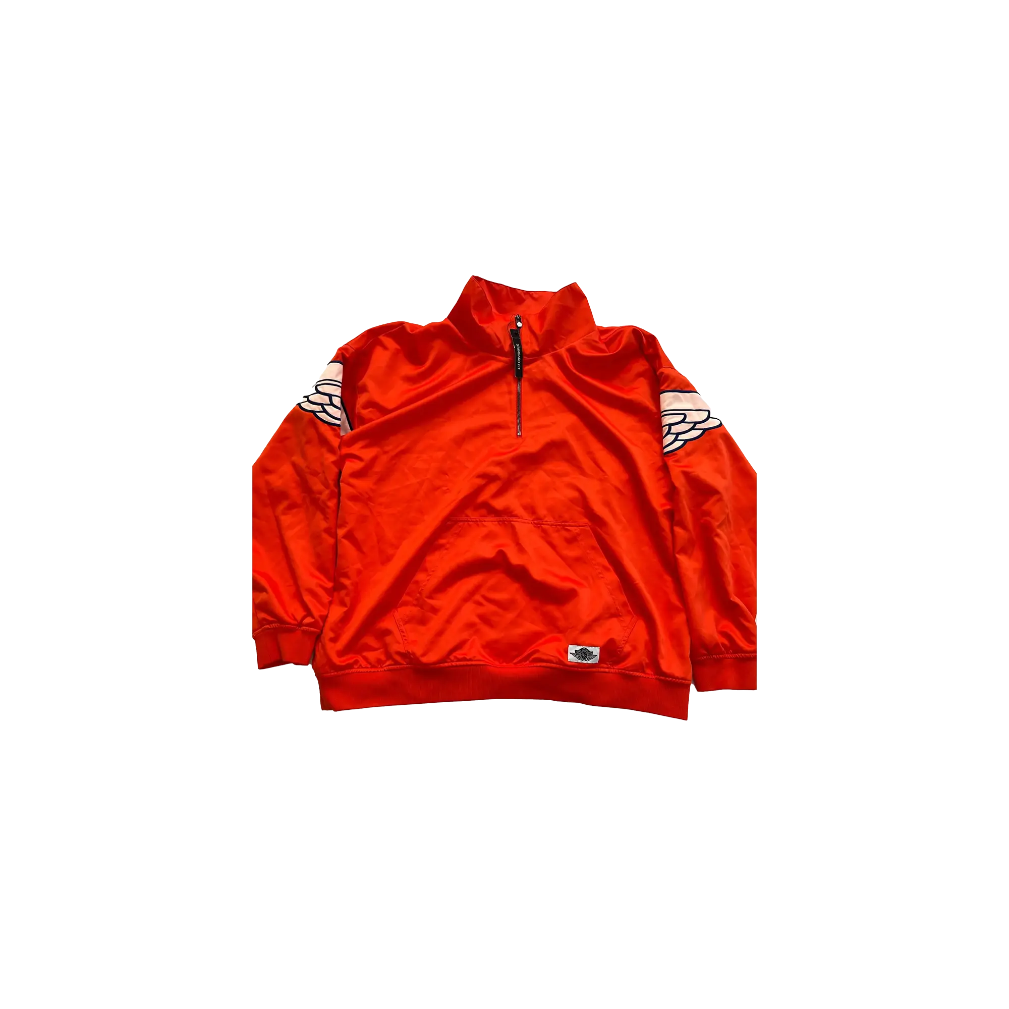 Air Jordan Wings Classic Pull-Over Men’s Jacket "Orange / Blue" AO0406 891