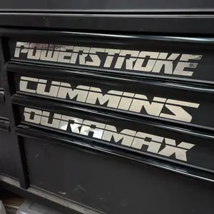 Diesel Truck Stickers - High Quality Vinyl Decals for Cummins Powerstroke & Duramax Trucks - Durable Material, Easy Installation & Removal