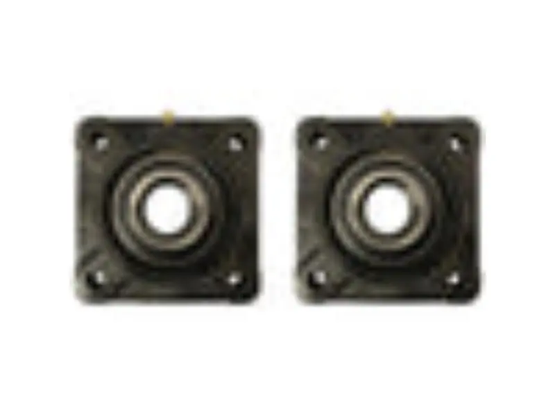 Power King PK091551-2 4 in. Flange Bearings - 2 Replacement Exact-Fit Parts for Chipper Shredders, Ensures Alignment and Stability, Extends Office Equipment Lifespan, 2-Pieces, Ucf-206