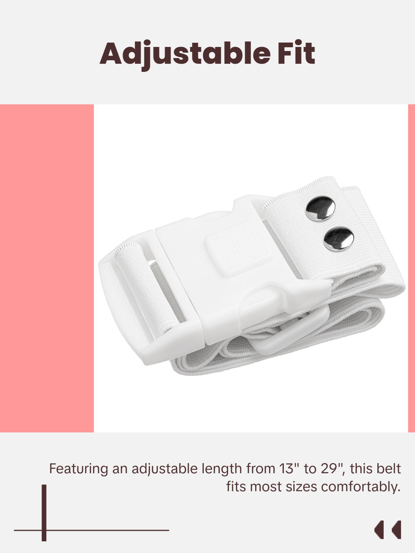 Islamic Ihram Elastic Adjustable Belt for Hajj & Umrah - White - TikTok ...