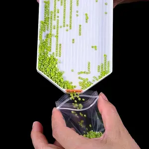 Clear Zip Lock Ziplock Storage Bag, 100pcs Transparent Plastic Zip Package, Small Jewelry Diamond Art Painting Packing Reclosable Poly Bag, Zipper Bag, Zipper Pouches