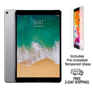Refurbished Apple iPad Pro 10.5 A1709 (WiFi + Cellular Unlocked) - Acceptable Condition with Pre-Installed Tempered Glass & 1 Year Warranty