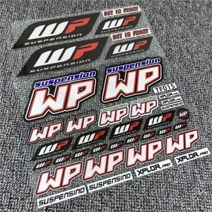 1SET WP Multi-style Suspension Car Sticker, Vehicle Exterior Decoration, for Motorcycle Body, Car Decoration, Notebook, etc., for Car Decoration & Motorcycle Suspension Enthusiasts, Truck Car Decal, Car Decorative Sticker, Decal For Cars