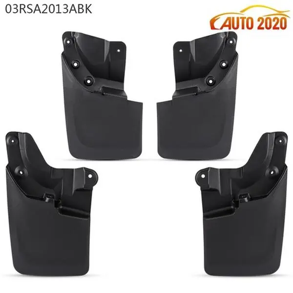 Front & Rear Splash Guards Mud Flaps Protector, Fit For 2016-2018 Toyota Tacoma, Flexible