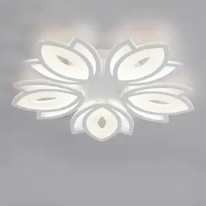 Modern Creative Tulip Ceiling Light, 3000k-6500k Adjustable Color Temperature, Adjustable Lighting, Ideal for Living Room, Bedroom, Kitchen, Attic, Balcony