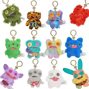 Fuggler Plush Keyrings Funny Ugly Monster Fugg Mr Needles Greedy Grinner Shameless Goof Cute Plush Collectible Backpacke Pendant