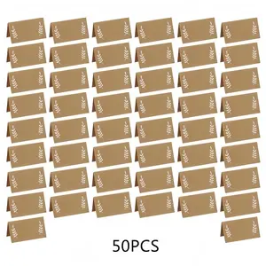 Wedding Name Place Cards, 50 Paper Table Decorations, Crick Paper Seat Cards for Birthday Parties, Perfect Gift Idea