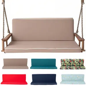 Outdoor Bench Cushions,Thick Porch Swing Cushions with Tie,Waterproof&Stain-resistant&Color Fastness,Patio Furniture Chair Cushion Bench Pad Backyard Seat Pads