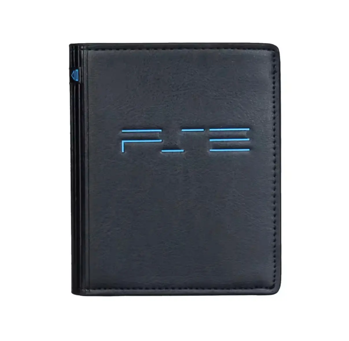 Men's Ps 2 Classic Console Themed Compact Thin Series Synthetic Leather Wallet with Multiple Pockets