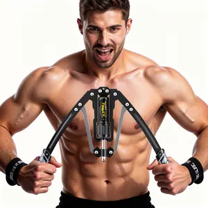 Hydraulic Power Twister for Arm Chest (Upper Body), Adjustable 44-440lbs, Home Exercise Equipment, Chest Workout, Workout Equipment, Home Fitness, Gift for Lover