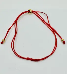 Red String Bracelet -7 Knot - Minimalist Design