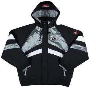 Supreme x Nike Hooded Sport Jacket 'Silver', Male Sports Jacket