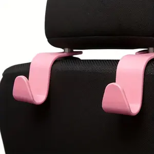 Car Seat Back Hook, 1 Pair Car Back Pillow Hook, Car Interior Handbag Shopping Bag Storage Hook, Holder, Car Backseat Organizer