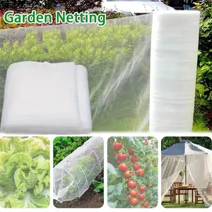 Garden Netting Insect Pest Barrier Bird Netting for Garden Protection,Row Cover Mesh Netting for Vegetables Fruit Trees and Plants