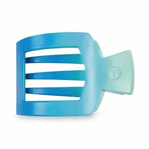 Teleties Poolside Flat Square Hair Clip  Large4.1inches Large4.1inches