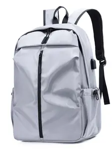 Waterproof College High School Middle School Backpack, Lightweight Casual Unisex School Travel Bag, USB Charging Port, Adjustable Straps, Travel Backpacks