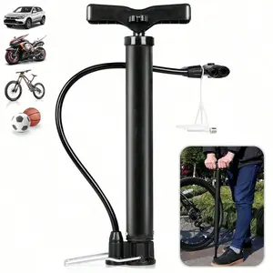 1PC Ball Pump, Bicycle Pump, Portable Pump, Mini High-pressure Pump, Car Pump (black Matte Version)