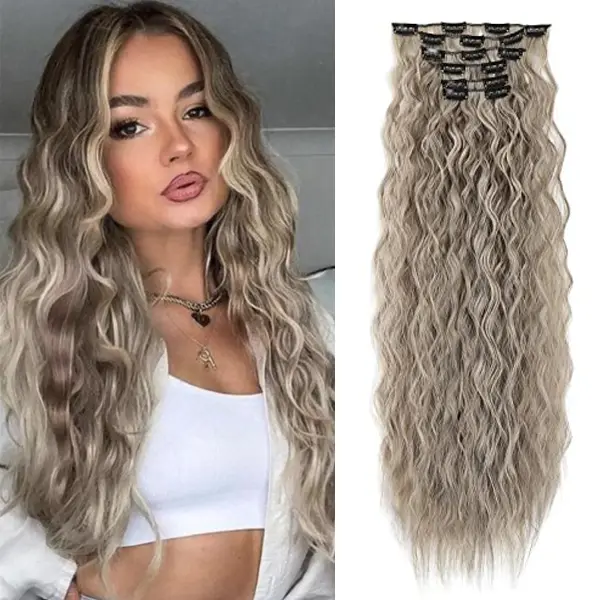 Ash Brown with white Blonde