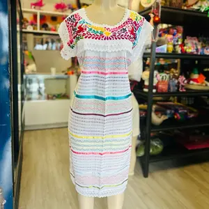 Beautyful Traditional Mexican Dress Casual Comfort sixe unitalla huipil