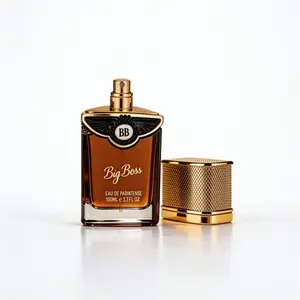 Men’s Eau De Parfum – Golden Brown Oriental Woody Cologne with Mandarin & Lavender, Long-Lasting 100ml / 3.3 fl oz oud perfumes