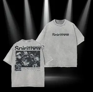 Retro Limited Spiritbox No Love No Loss Heavy Metal Shirt, Unisex Oversize Rock Band Washed Heavyweight Cotton T-shirt, Gift For Rock Music Lovers , Gothic Punk Emo Grunge Y2K Outfits Clothes Menswear Top Womenswear