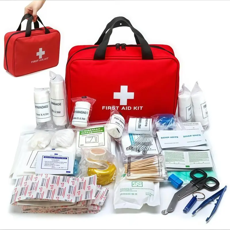 330 Piece First Aid Kit, Premium Waterproof Compact Trauma Medical Kits for Any Emergencies, Ideal for Home, Office, Car, Travel, Outdoor, Camping, Hiking, Boating